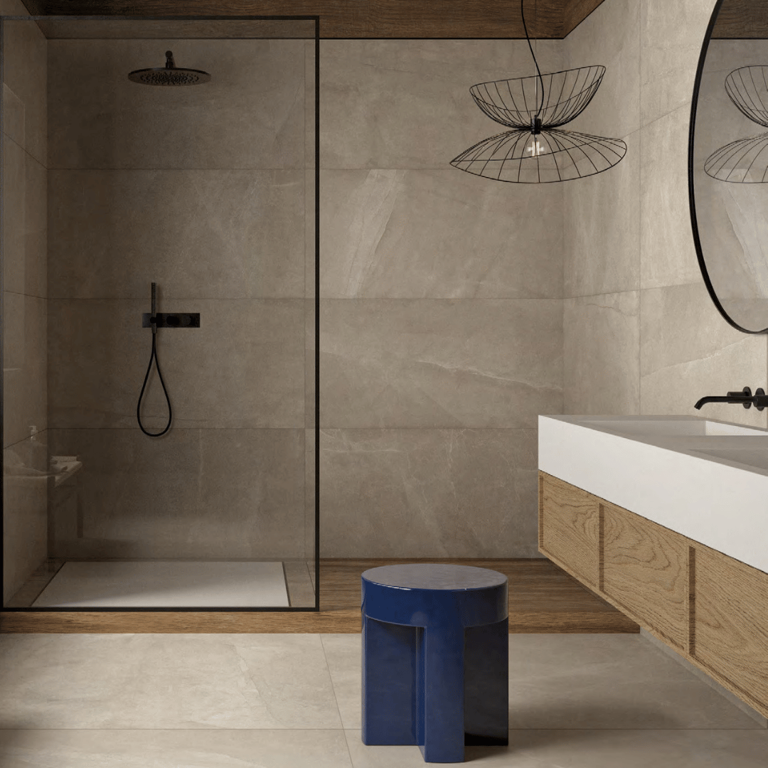 Marmi Lux Pulpis Taupe Lucido e Opaco 60x120 - Piastrellami