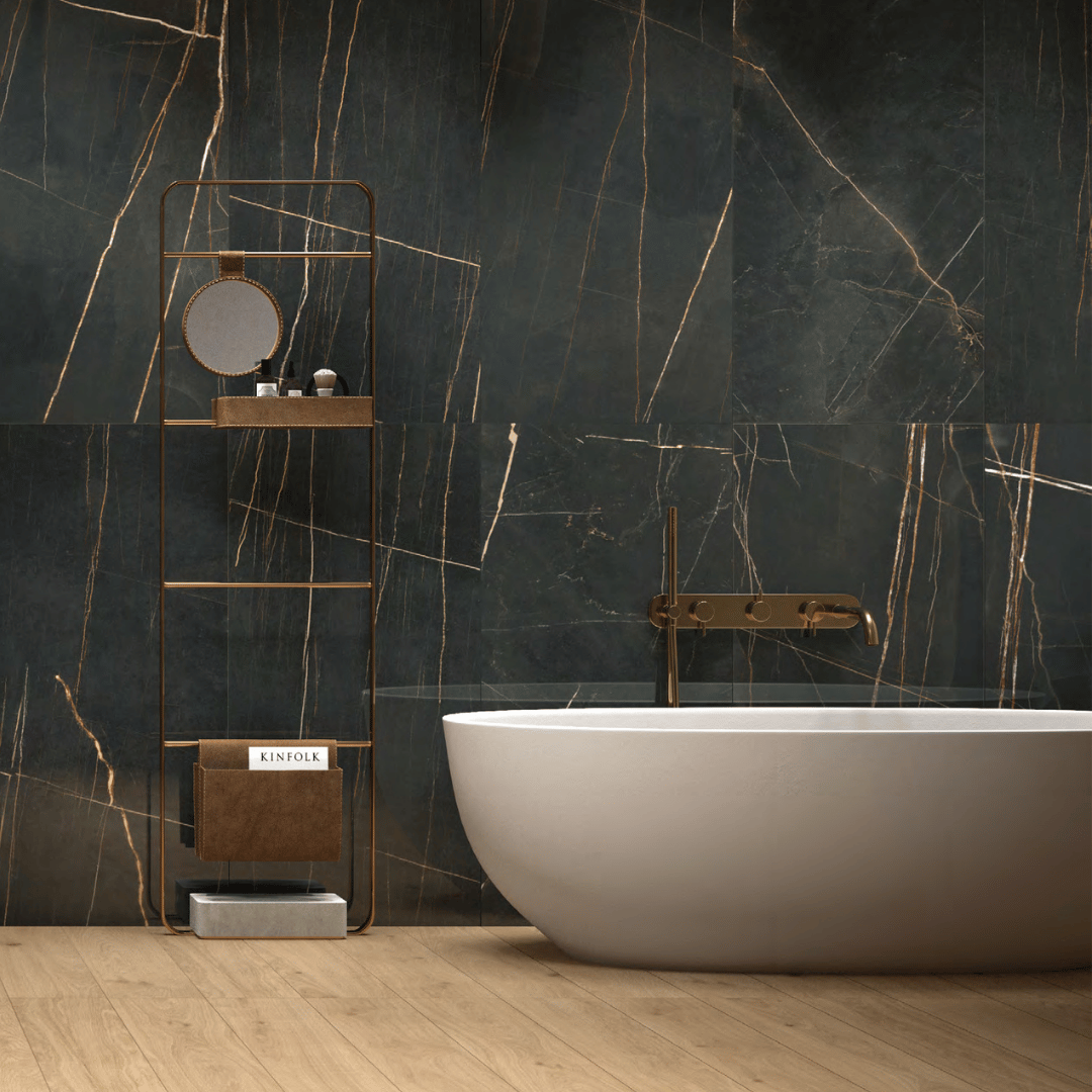Marmi Lux Sahara Noir Lucido e Opaco 60x120 - Piastrellami