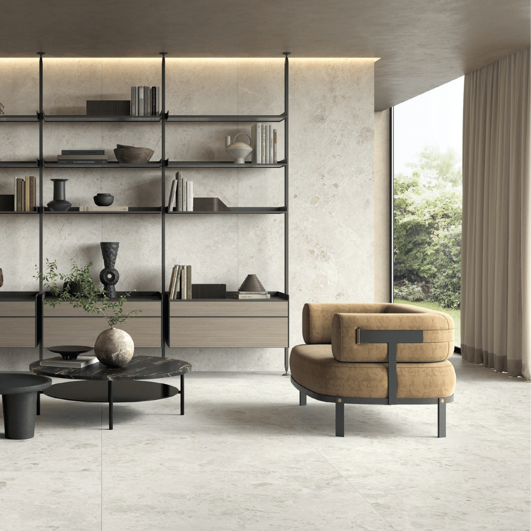 Breccia White Lucido e Opaco 60x120 - Piastrellami