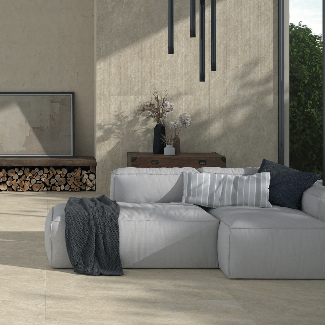Piastrelle Effetto Pietra Dol Beige 60x120 - Piastrellami