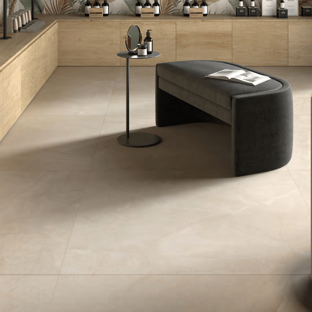Marmi Lux Pulpis Ivori Lucido e Opaco 60x120 - Piastrellami