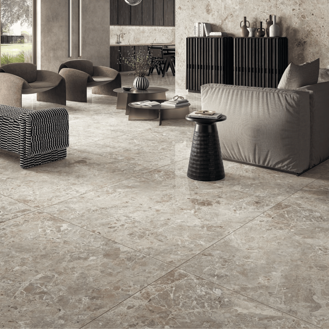 Breccia Grey Lucido e Opaco 60x120 - Piastrellami